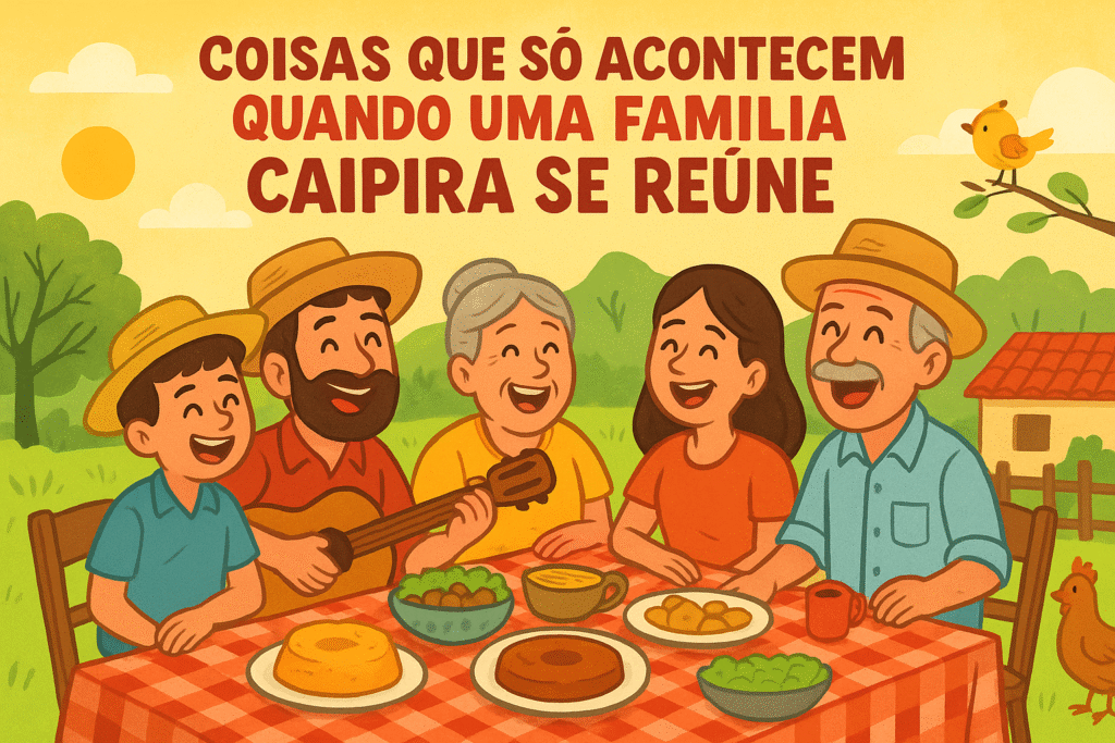uma série dominical com diferentes tipos de família