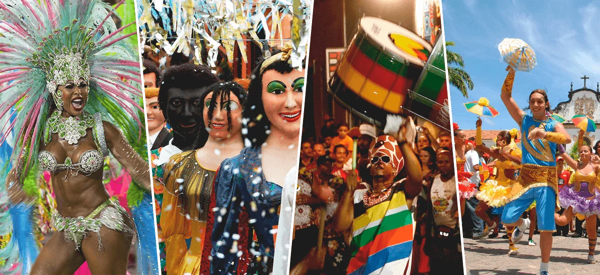 O Carnaval no Brasil é a maior de todas as celebrações antes da Quaresma