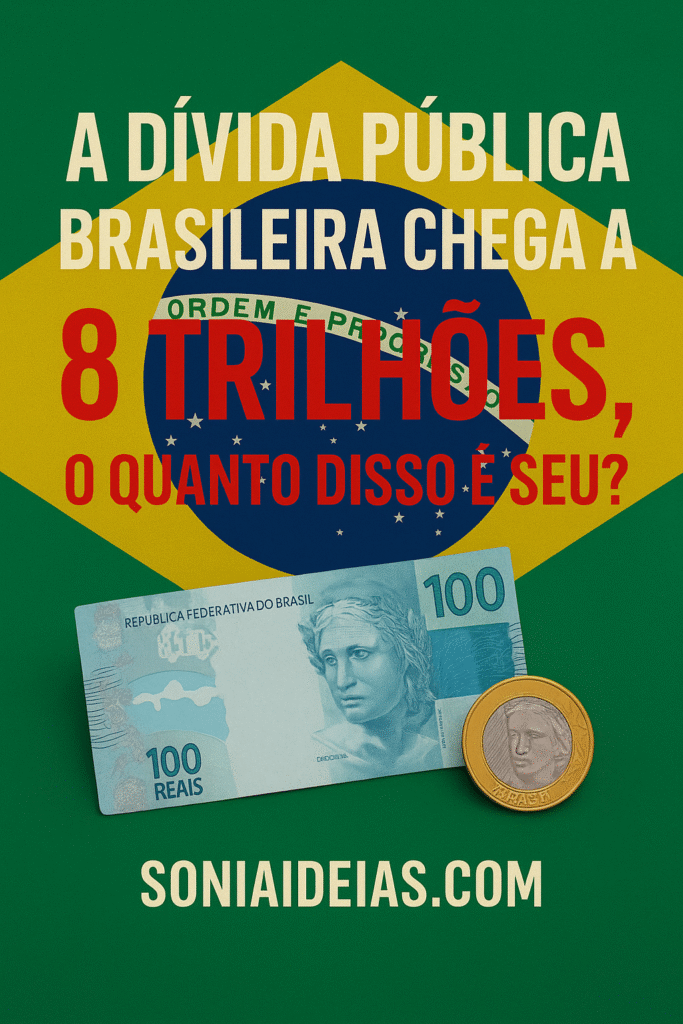 A dívida pública é o conjunto de empréstimos feitos pelo governo para financiar despesas que superam a arrecadação.