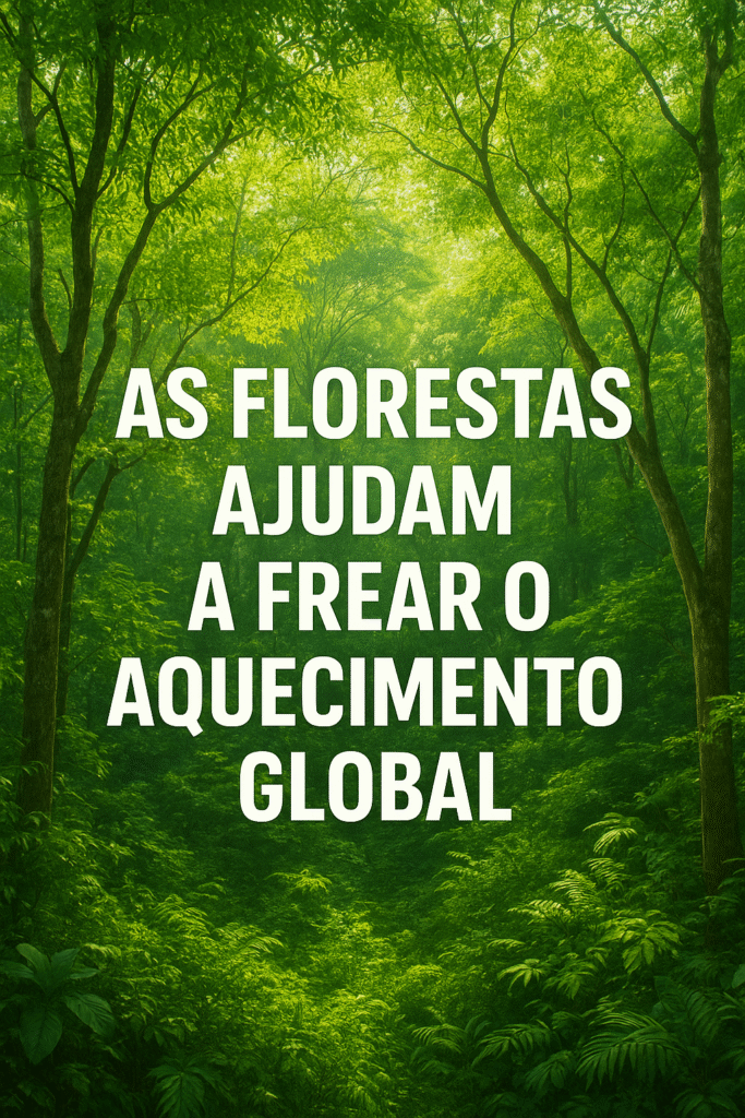 As florestas ajudam a frear o aquecimento global