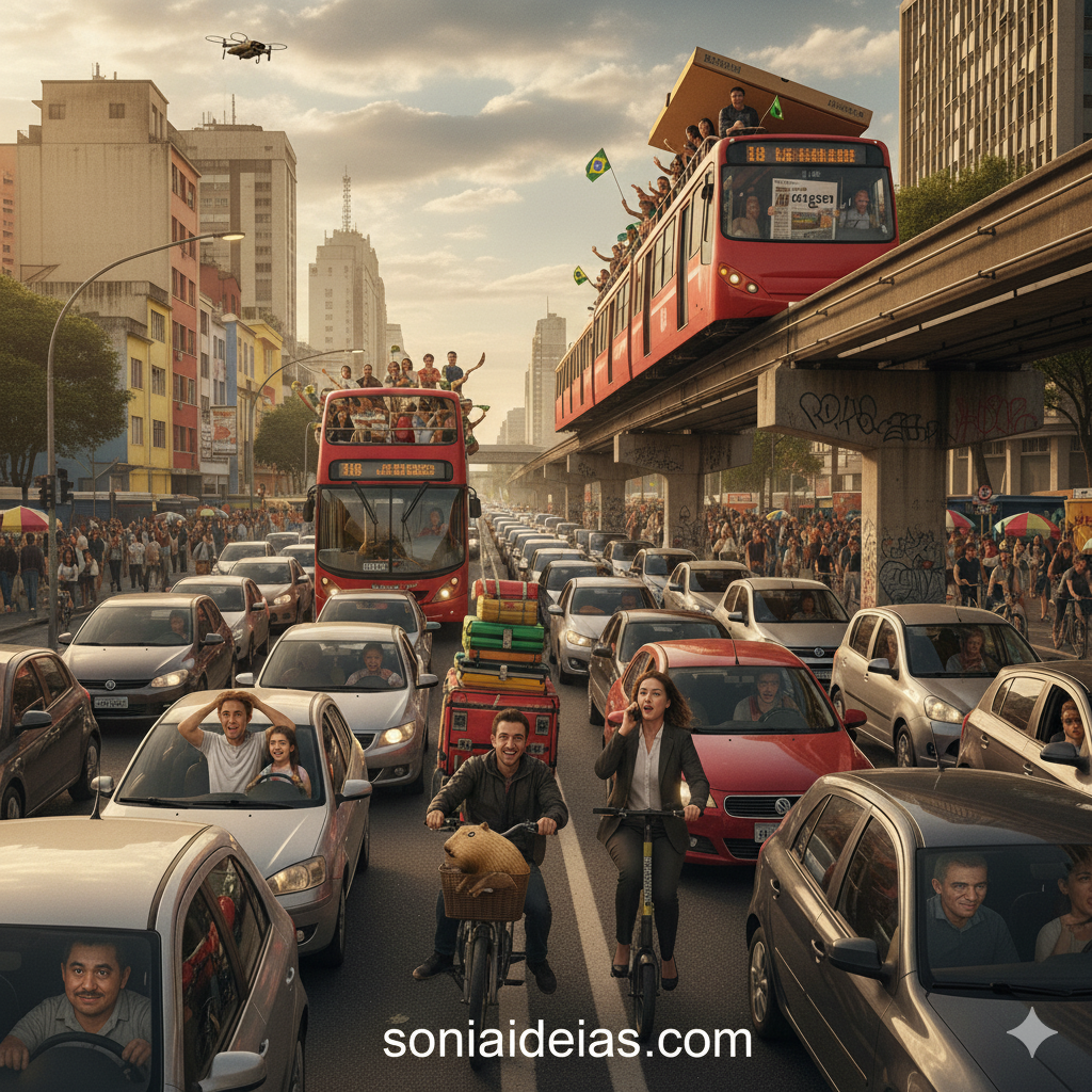 São Paulo, uma das cidades mais congestionadas do mundo