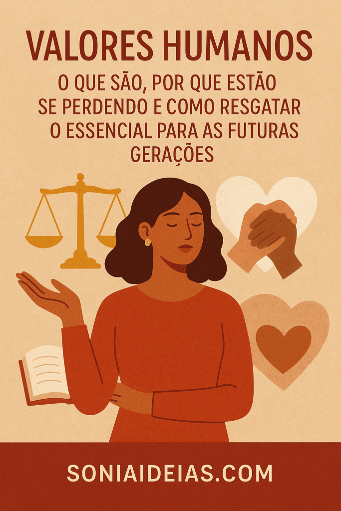 os valores humanos parecem ter perdido espaço no cotidiano. Histórias de pessoas abandonadas por seus familiares, falta de empatia, relações frágeis e uma cultura orientada apenas ao individualismo revelam um cenário alarmante: estamos desaprendendo a ser humanos.