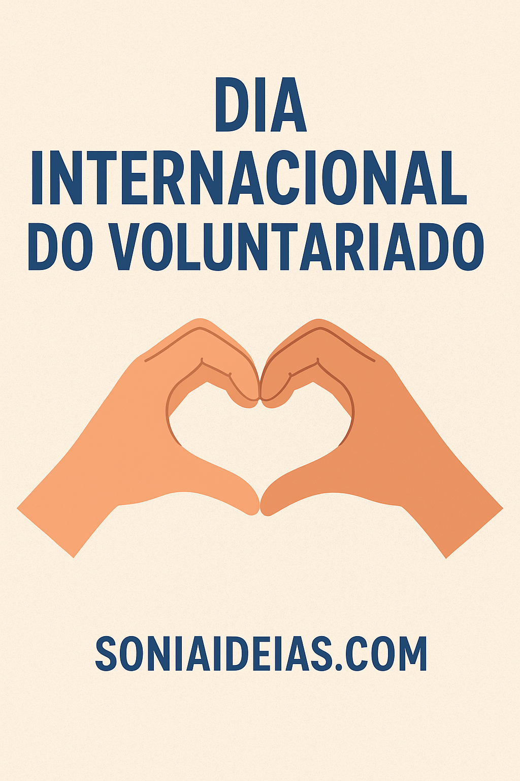 Dia Internacional do Voluntariado, celebrado em 5 de dezembro,