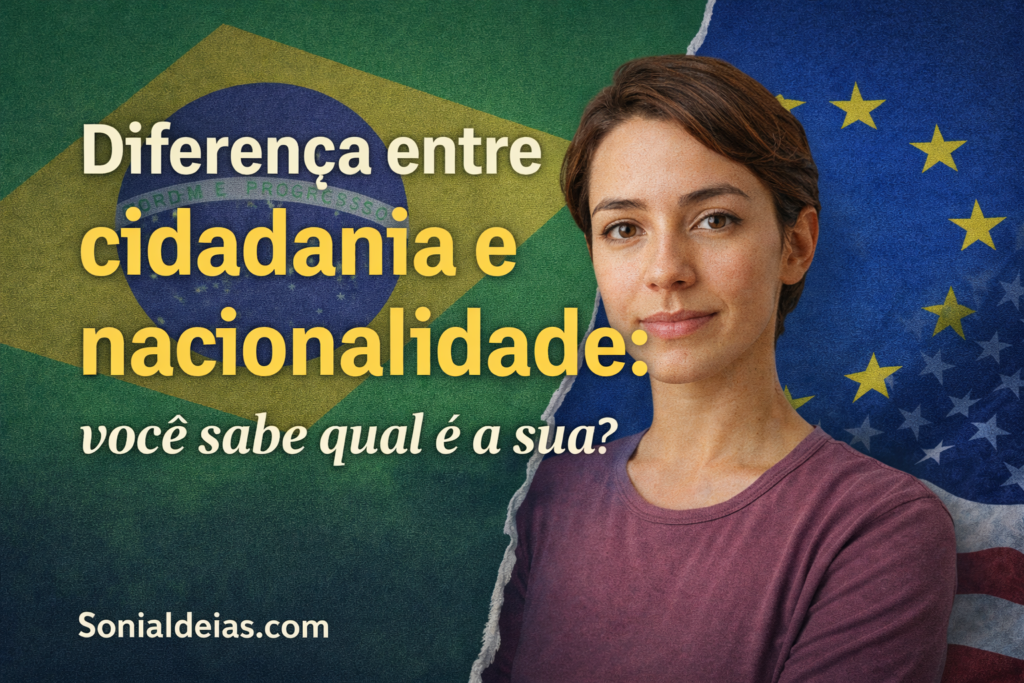 Diferença entre cidadania e nacionalidade: você sabe qual é a sua?