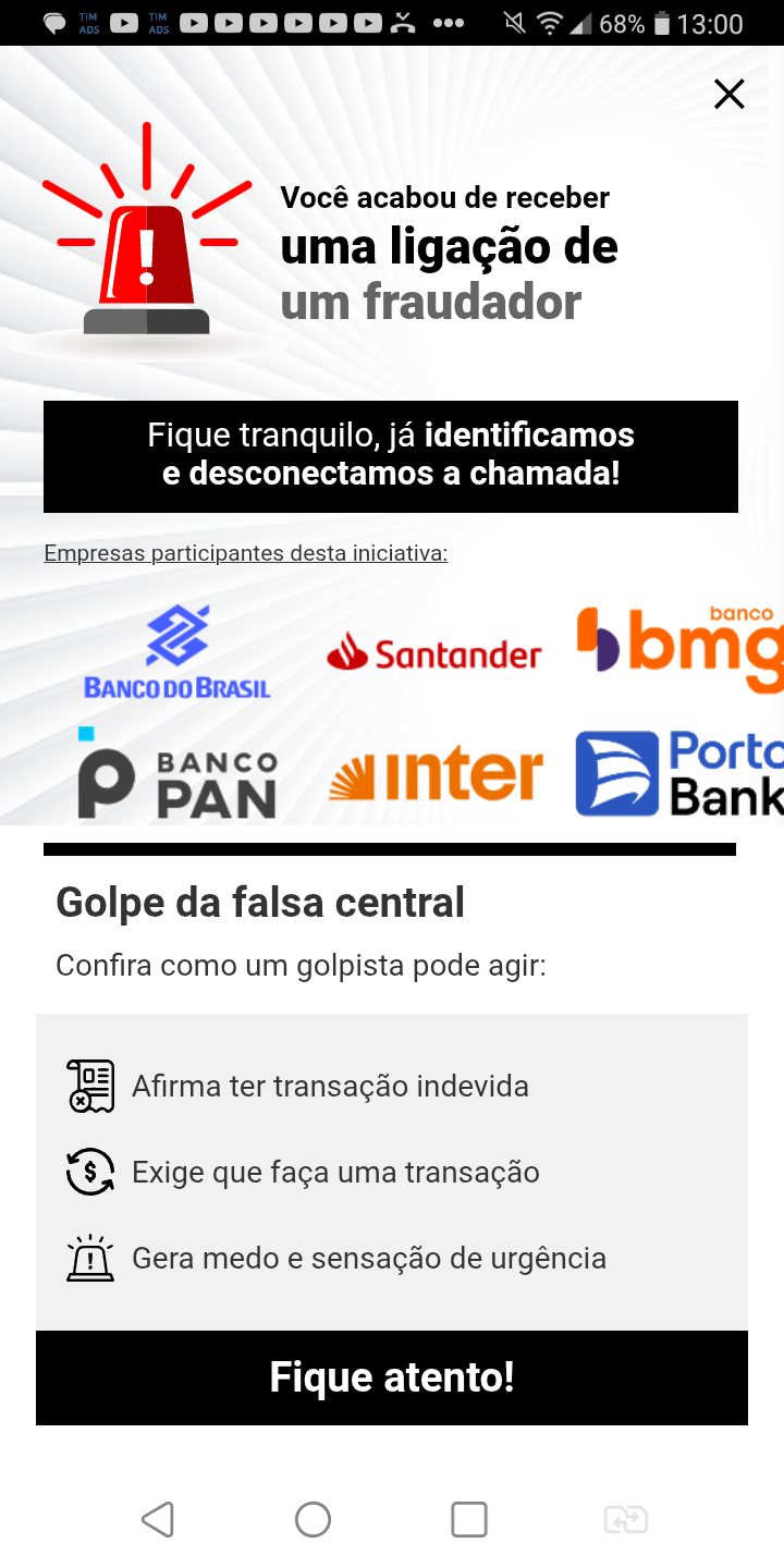 golpes bancários no Brasil