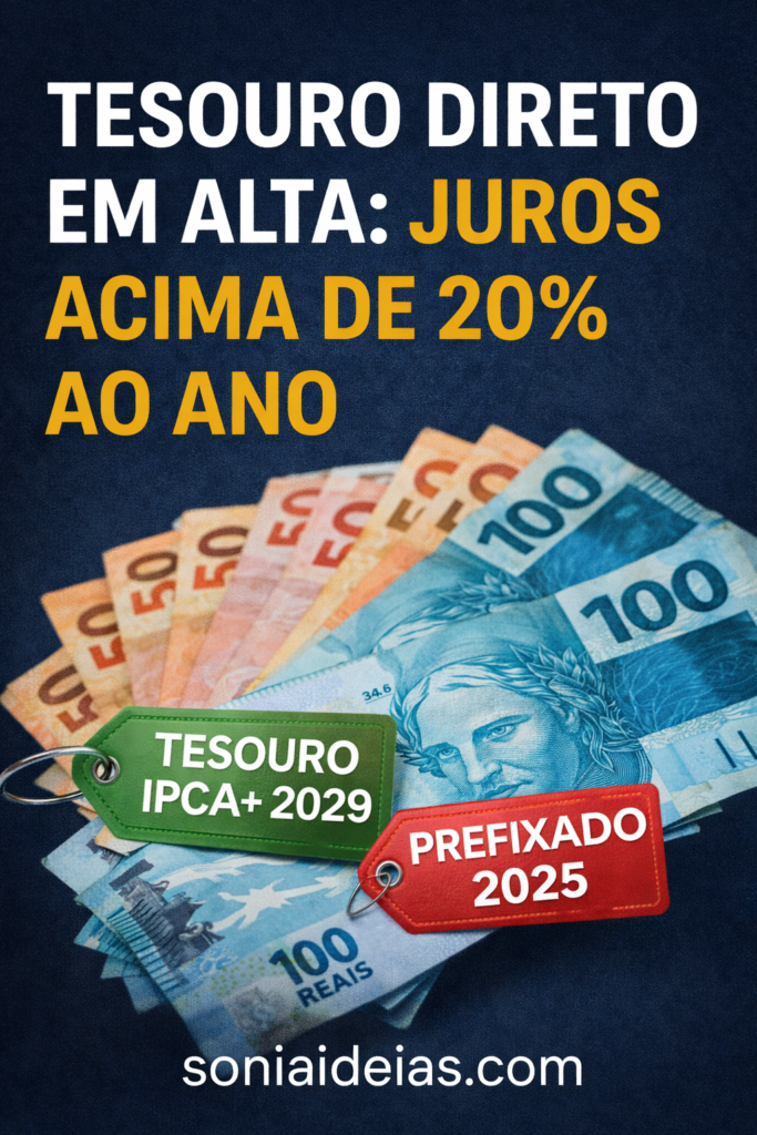 O Tesouro Direto com juros altos voltou ao centro das atenções em 2025.