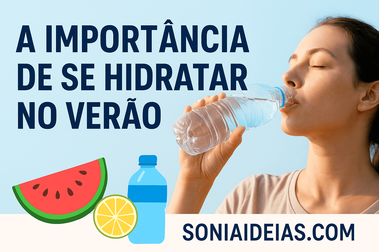 A Importância de se Hidratar no Verão - soniaideias.com