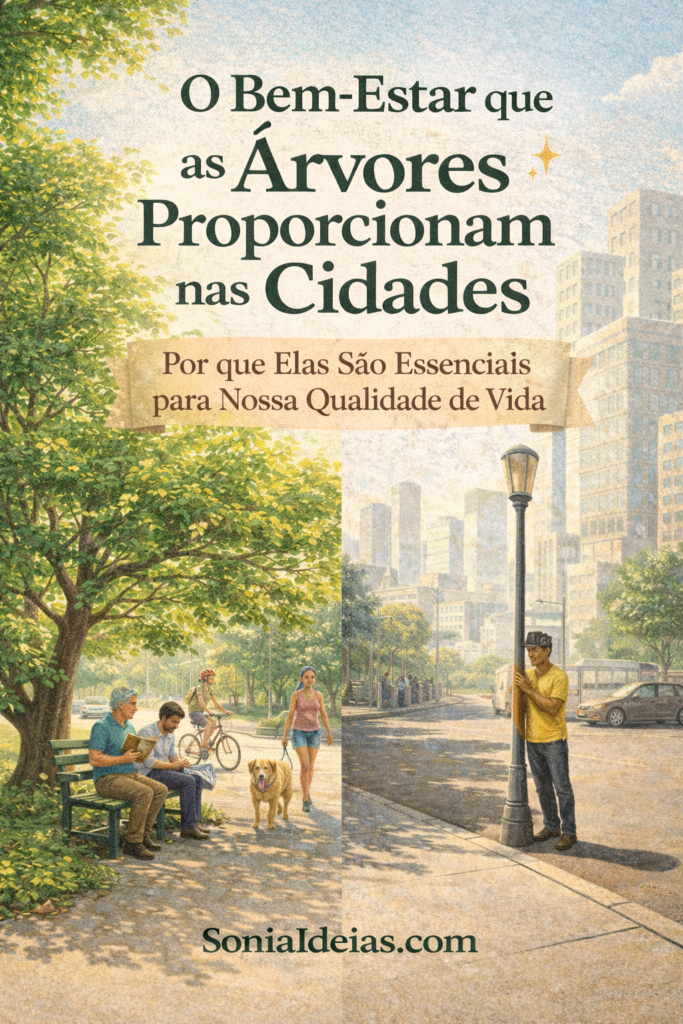 Como as árvores nas cidades promovem bem-estar, aliviam o calor, melhoram a saúde e por que sua preservação é essencial para a vida urbana.