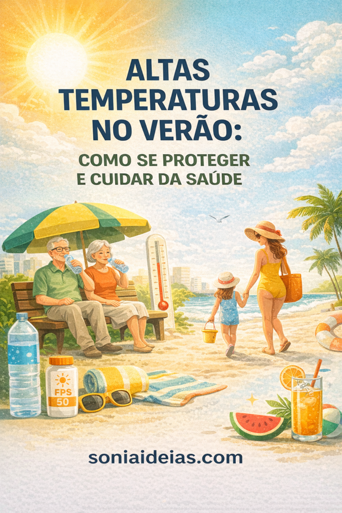 Saiba como lidar com o calor intenso no verão, riscos do sol, hidratação correta por idade e cuidados especiais com idosos.