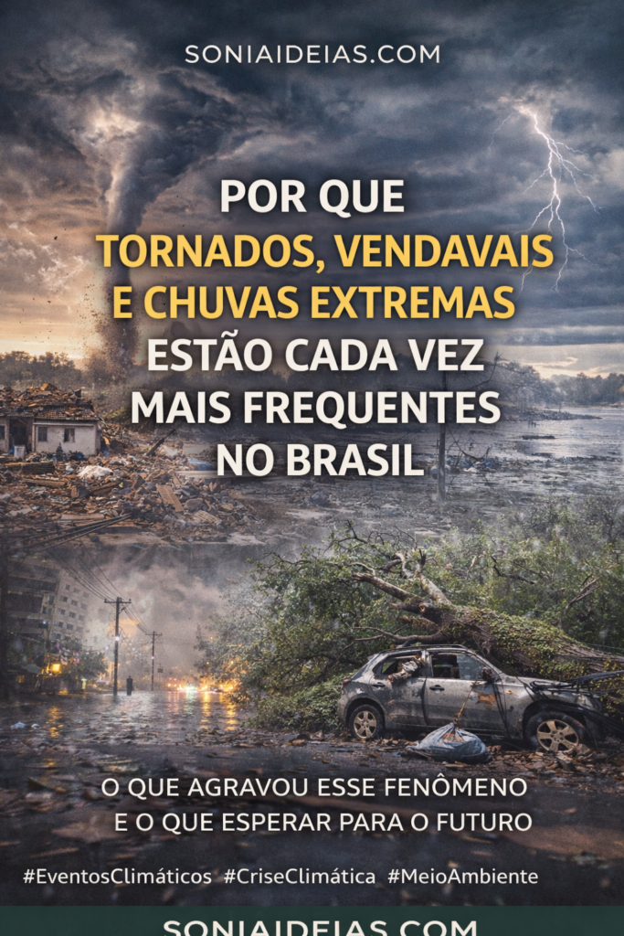 Por Que Tornados, Vendavais e Chuvas Extremas Estão Cada Vez Mais Frequentes no Brasil