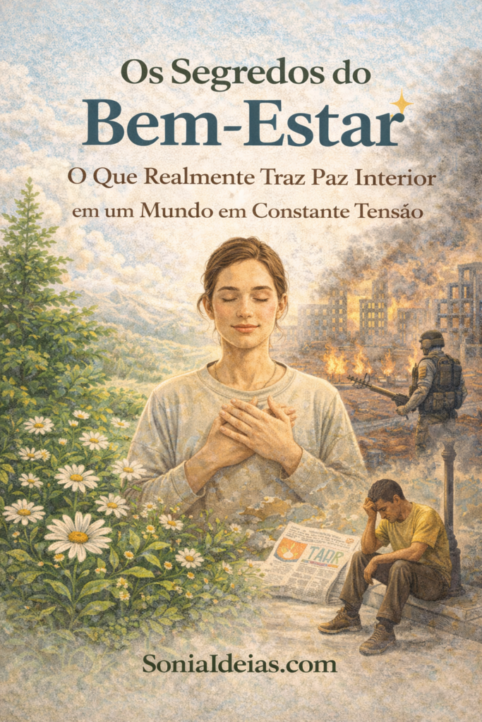 Descubra os verdadeiros segredos do bem-estar e como encontrar paz interior em um mundo marcado por tensões, incertezas e mudanças constante