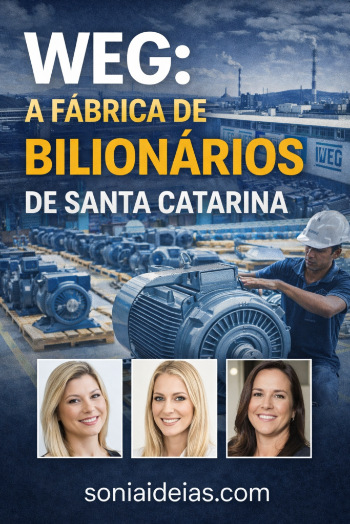 Conheça a história da WEG, a fábrica de bilionários de Santa Catarina, seu valor de mercado, famílias fundadoras, herdeiras bilionárias e o que esperar após o aumento de capital.