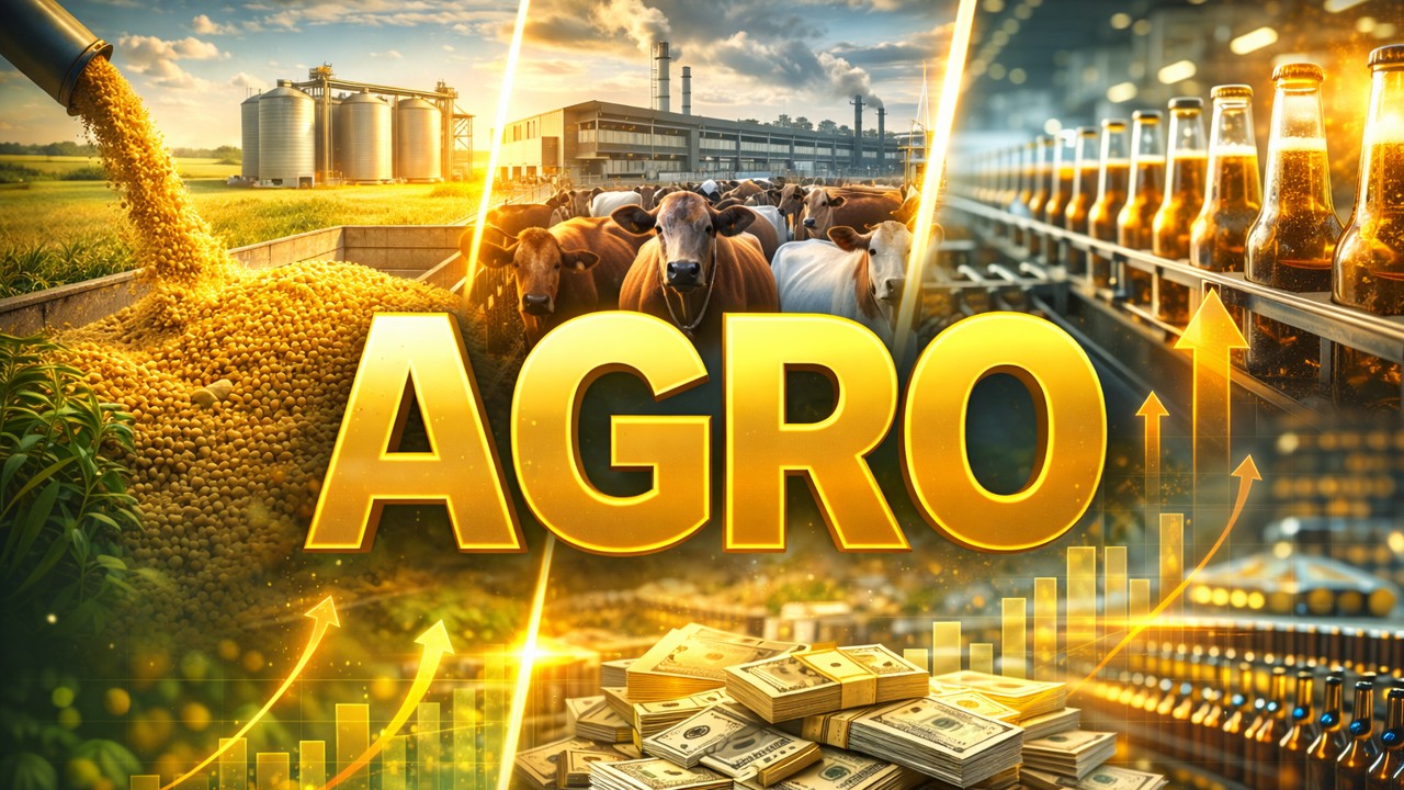 Conheça os gigantes do agro no Brasil em 2025: JBS, Ambev e Cargill. Saiba como surgiram, quem controla, oportunidades para investidores.