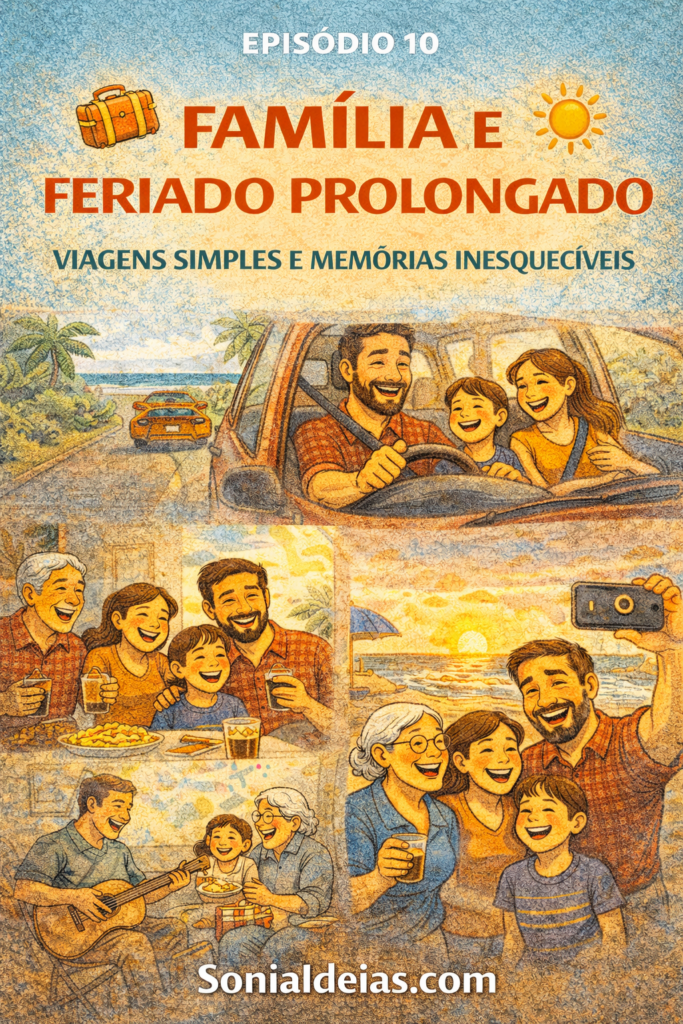 Descubra como a família e feriado prolongado transformam dias comuns em memórias especiais cheias de conexão, descanso e diversão.