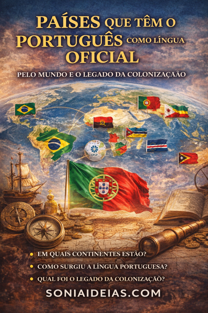 Descubra quais países têm o português como língua oficial, onde estão localizados e qual o legado da colonização portuguesa no mundo.