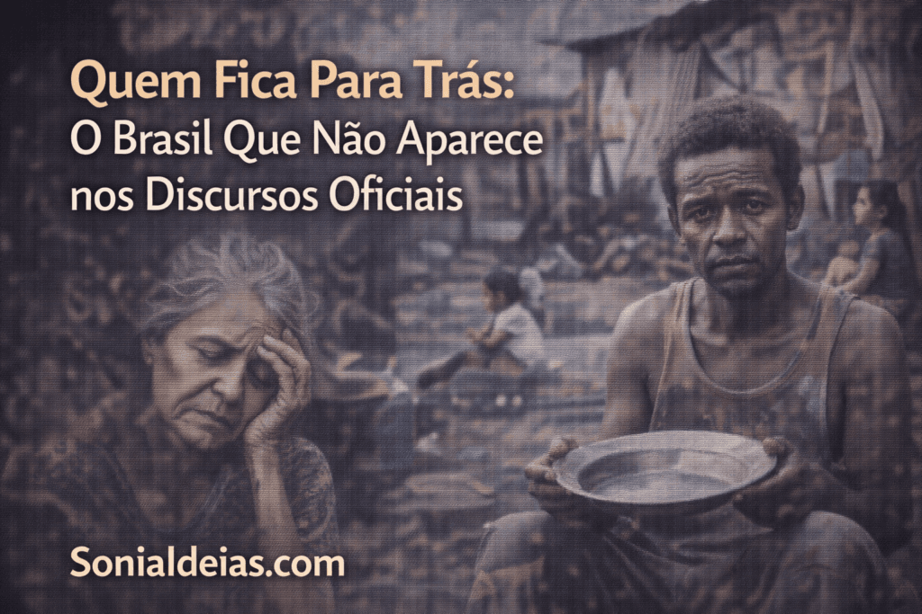 O Brasil que não aparece nos discursos oficiais e como a desigualdade social mantém milhões à margem do desenvolvimento. Quem Fica Para Trás