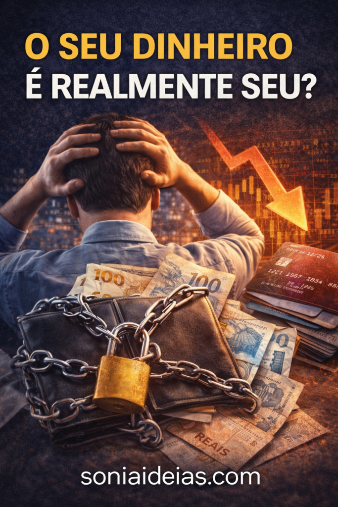 O seu dinheiro é realmente seu? Como o endividamento, os juros altos, falta de educação financeira fazem famílias trabalharem para pagar banco