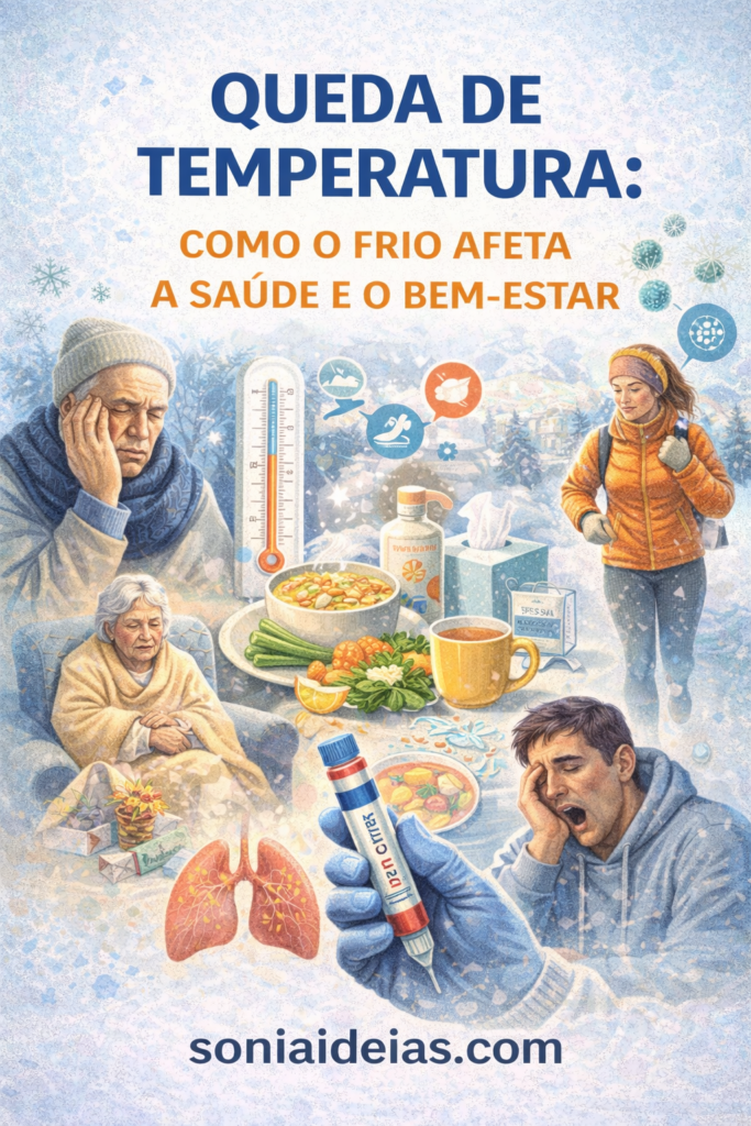 A queda de temperatura afeta corpo e mente. Entenda por que sentimos cansaço, os riscos à saúde e como minimizar os efeitos do frio.