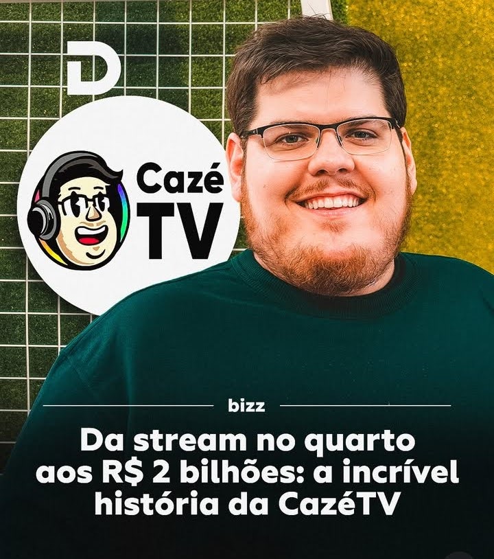 A trajetória da CazéTV: como Casimiro e a LiveMode revolucionaram as transmissões esportivas, desafiaram a Globo e chegaram à Copa 2026.