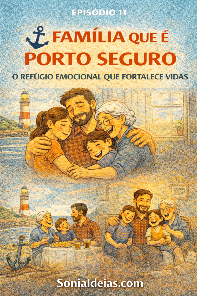 Descubra como a família que é porto seguro oferece apoio, acolhimento e segurança emocional nos momentos mais difíceis da vida.