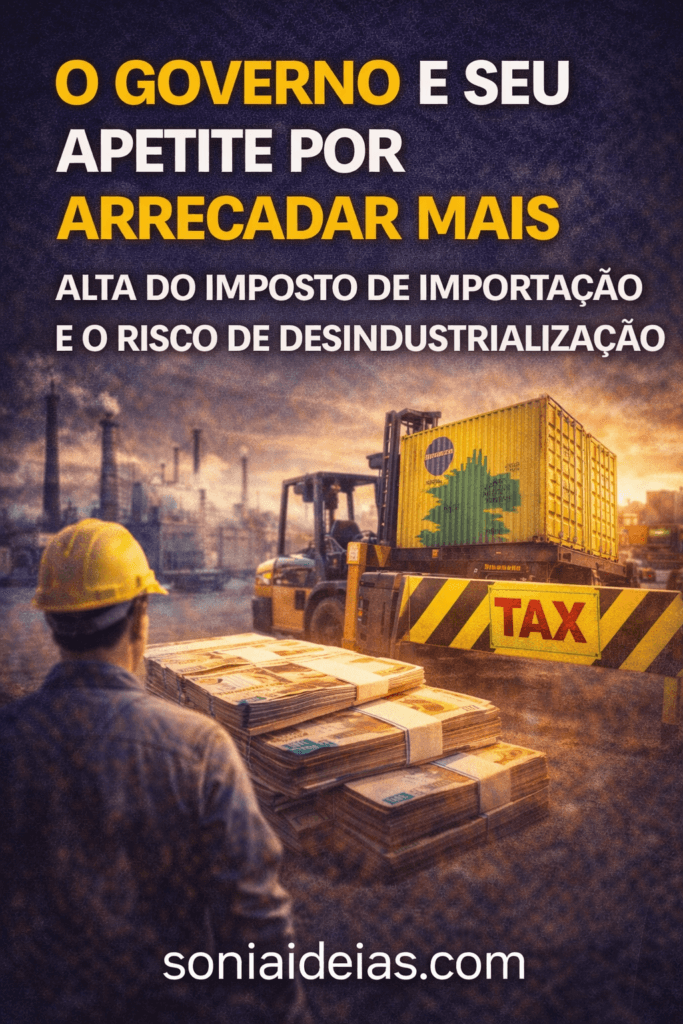 O aumento do Imposto de Importação pode agravar a desindustrialização no Brasil? Entenda os impactos na competitividade, inflação, juros