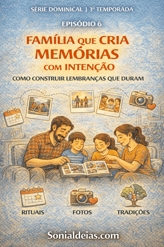Descubra como a família que cria memórias com intenção fortalece laços e constrói lembranças que acompanham toda a vida.