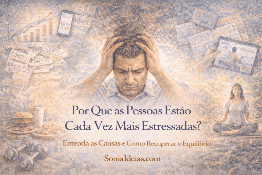 Entenda por que as pessoas estão cada vez mais estressadas, os impactos do estresse no corpo e como ter uma vida mais equilibrada.