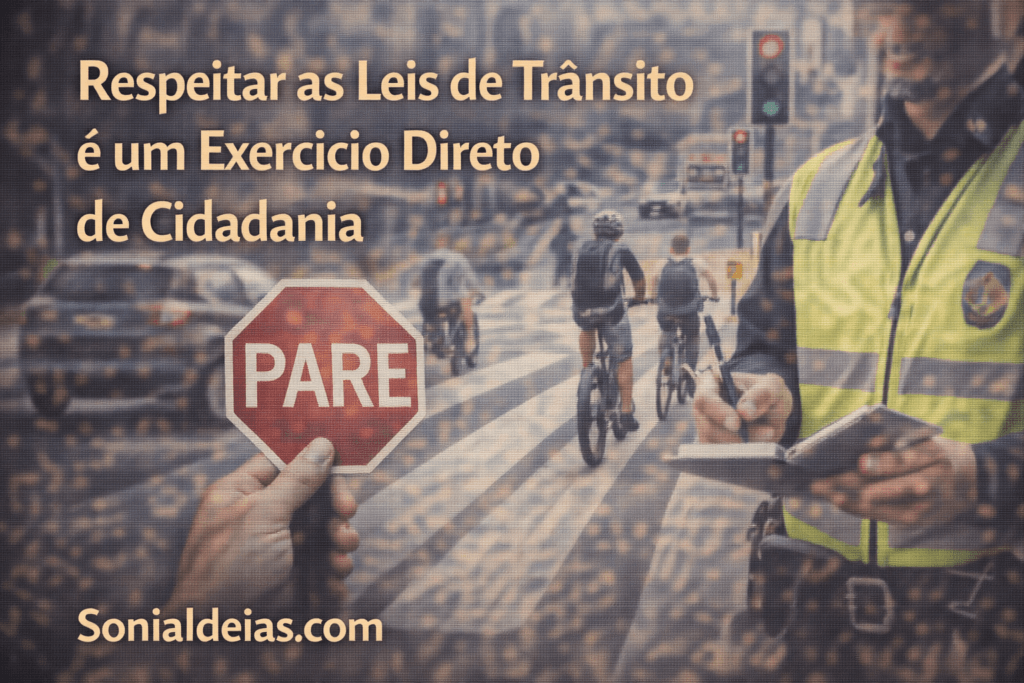 Entenda por que respeitar as leis de trânsito é um ato de cidadania e descubra como atitudes responsáveis podem tornar o trânsito mais seguro.