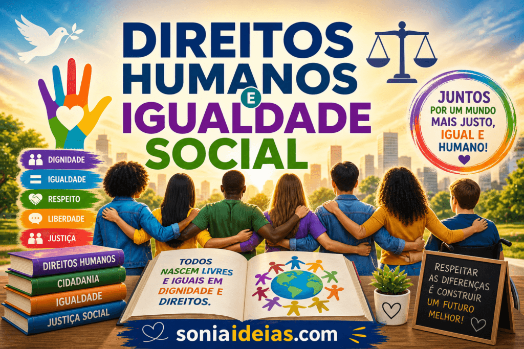 Entenda a importância dos direitos humanos e da igualdade social na construção de uma sociedade mais justa, inclusiva e com oportunidades