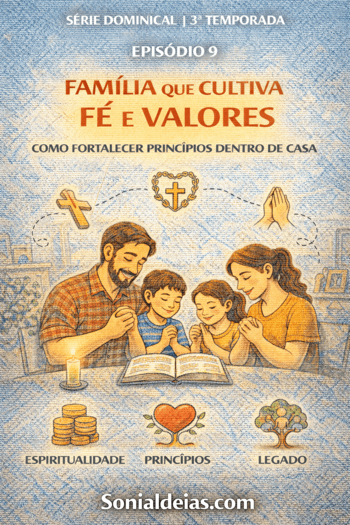 Descubra como a família que cultiva fé e valores fortalece princípios, inspira esperança e constrói um ambiente familiar mais equilibrado.
