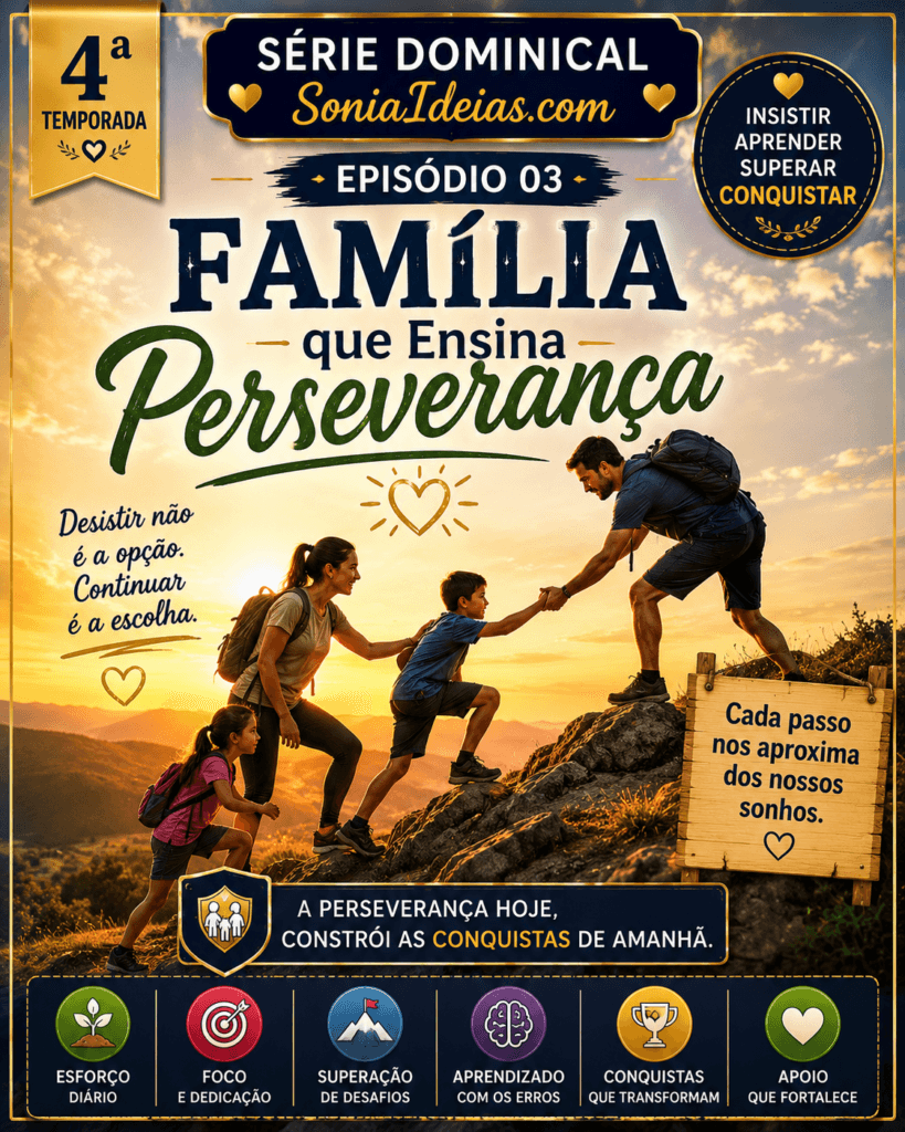 Descubra como a família que ensina perseverança fortalece a determinação, valoriza o esforço e ajuda a enfrentar desafios com coragem.