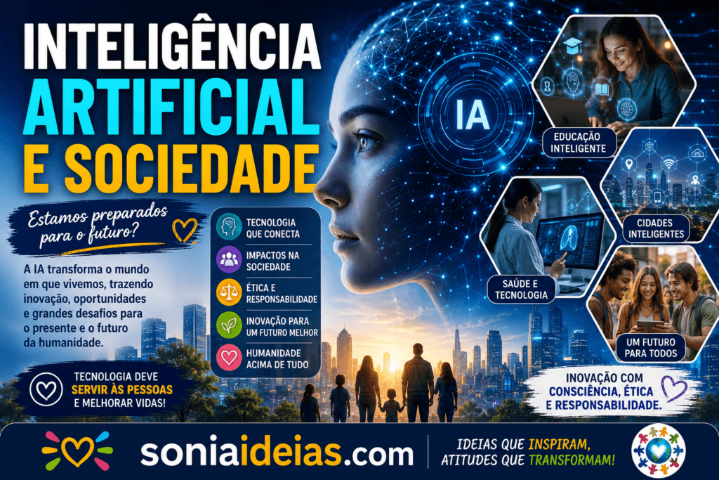 Descubra como a Inteligência Artificial está transformando a sociedade, os desafios éticos da tecnologia e os impactos no futuro humano.