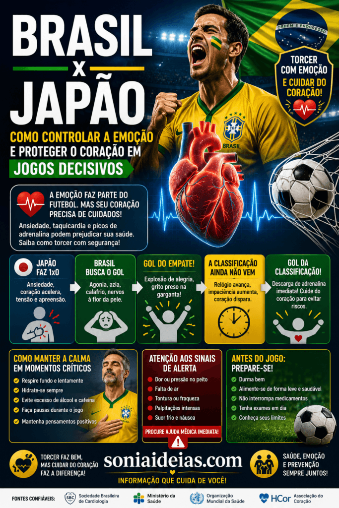 Descubra como controlar a emoção em jogos decisivos, quais são os riscos para pessoas vulneráveis e o que cardiologistas...
