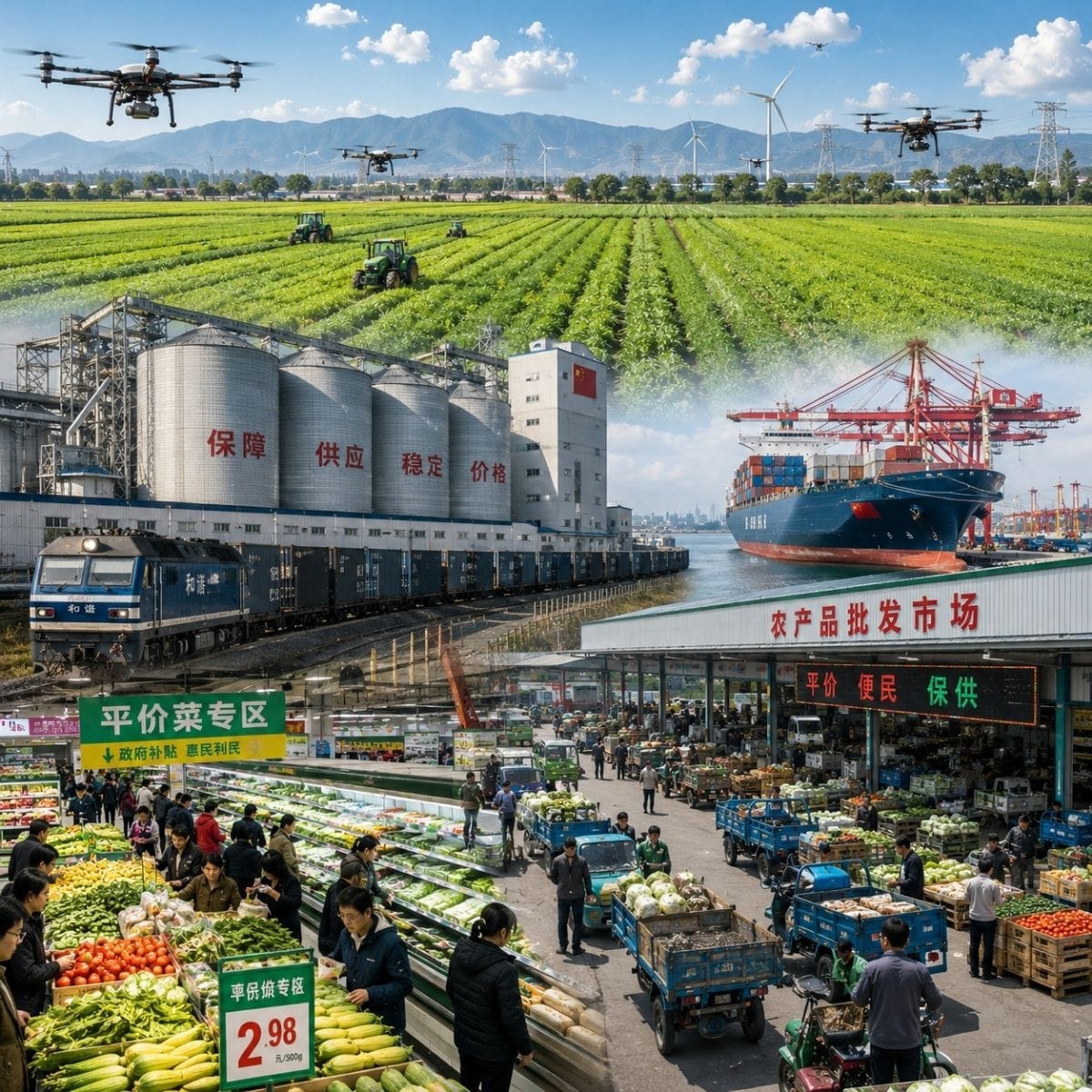 Como a China conectou o campo aos maiores mercados globais? Descubra como investimentos em infraestrutura, logística e tecnologia transformaram a produção rural e impulsionaram o crescimento econômico do país.