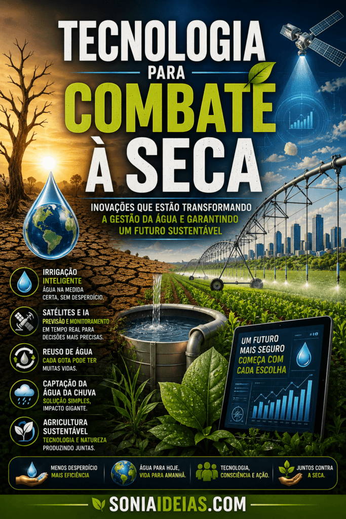 Como Tecnologia para combate à seca estão ajudando a combater a seca, preservar recursos hídricos e garantir a produção de alimentos...