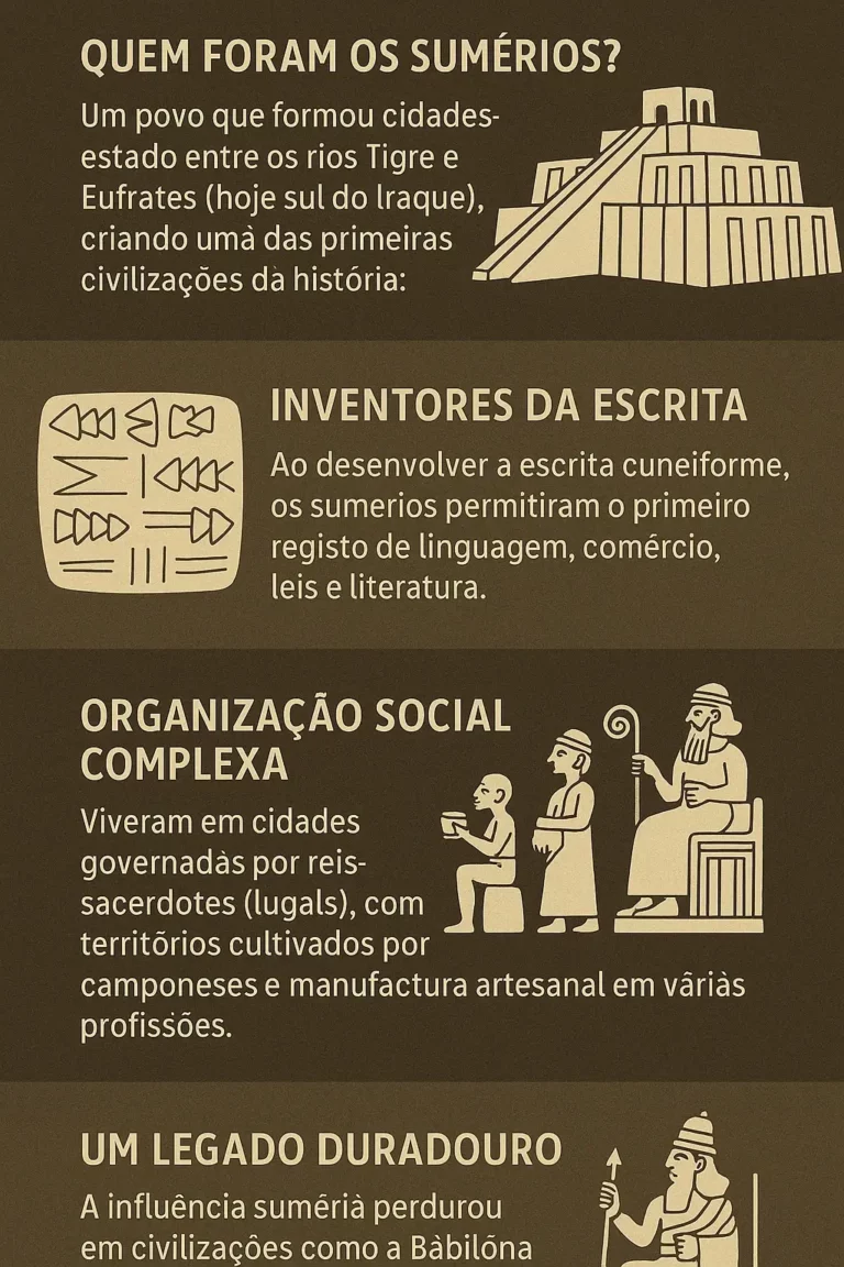 Conheça os sumérios, uma das primeiras civilizações da história, e descubra como surgiu a e
