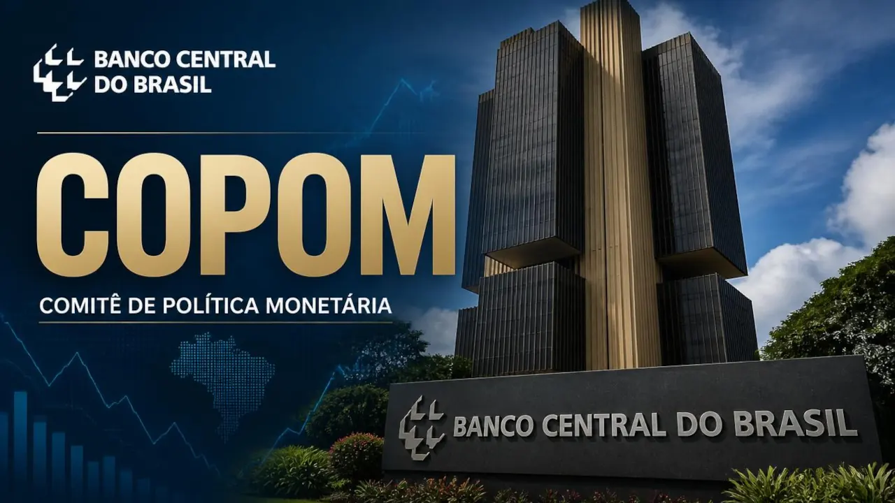 Entenda o que é o COPOM, como suas decisões influenciam a Selic, inflação, empréstimos, financiamentos, investimentos e o orçamento das famílias.