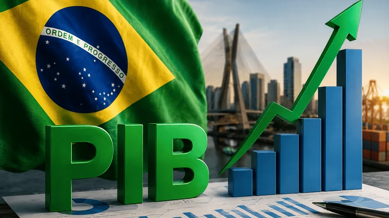 Entenda o que é PIB, como ele é calculado, o que significa crescimento ou queda da economia e por que o PIB afeta empregos, renda, preços e investimentos.