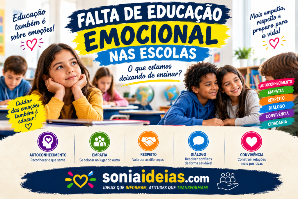 Entenda como a falta de educação emocional nas escolas afeta a convivência e descubra como famílias e educadores podem ajudar os estudantes.