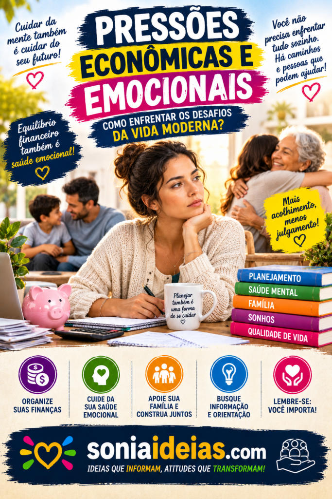 Como as pressões econômicas e emocionais afetam a vida, os relacionamentos e o bem-estar, e conheça estratégias para enfrentar desafios.